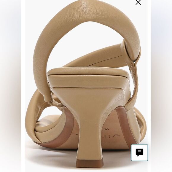 VINCE Coline Tubular Leather Slingback Sandals - Picture 5 of 16